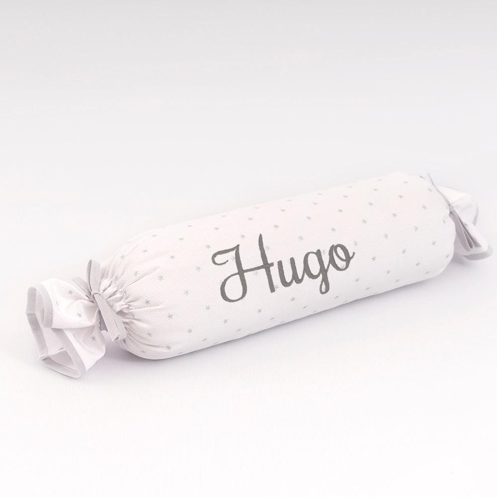 Cojín Caramelo Personalizado Estrellas Gris - Nanetes #